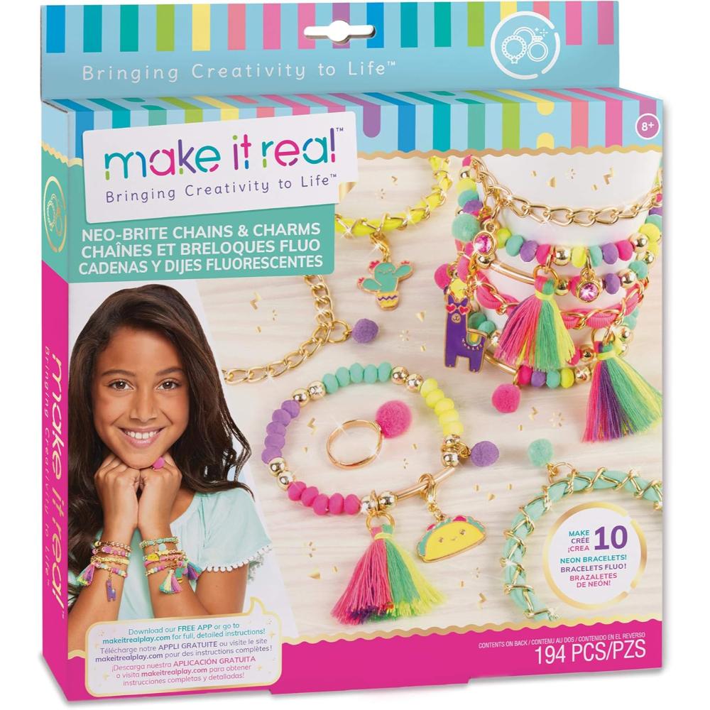 Make It Real - Neo-Brite Chains & Charms - Ages 8+ Years