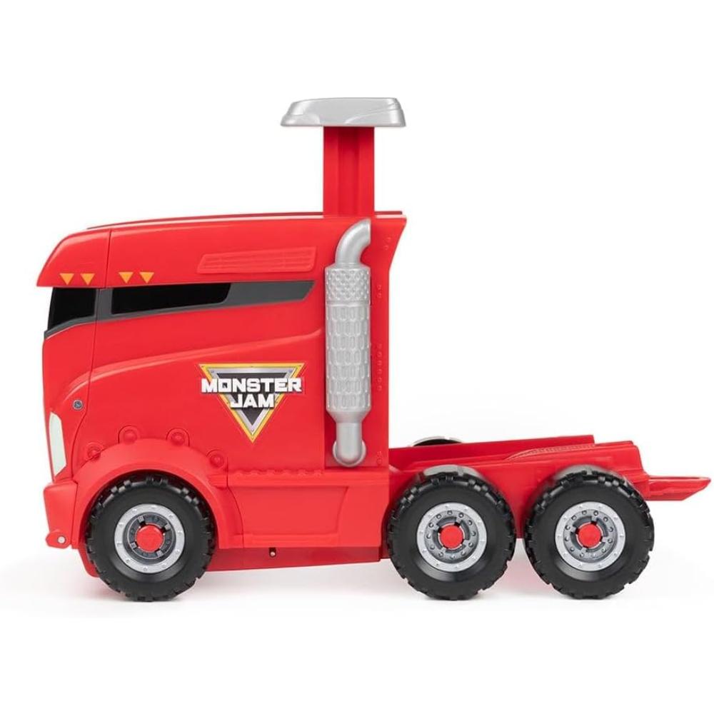 Monster Jam - 1:64 Launch N Go Hauler Monster Truck - Ages 3+ Years