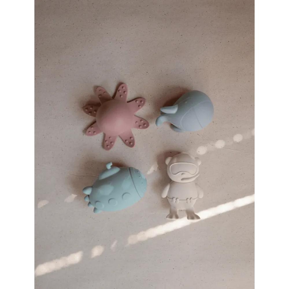 ​​Mushie - Bath Toy Play Set - Sealife