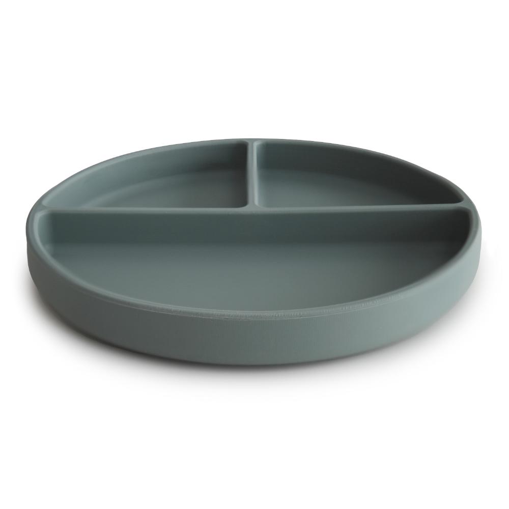 Mushie - Classic Silicone Suction Plate - Dried Thyme