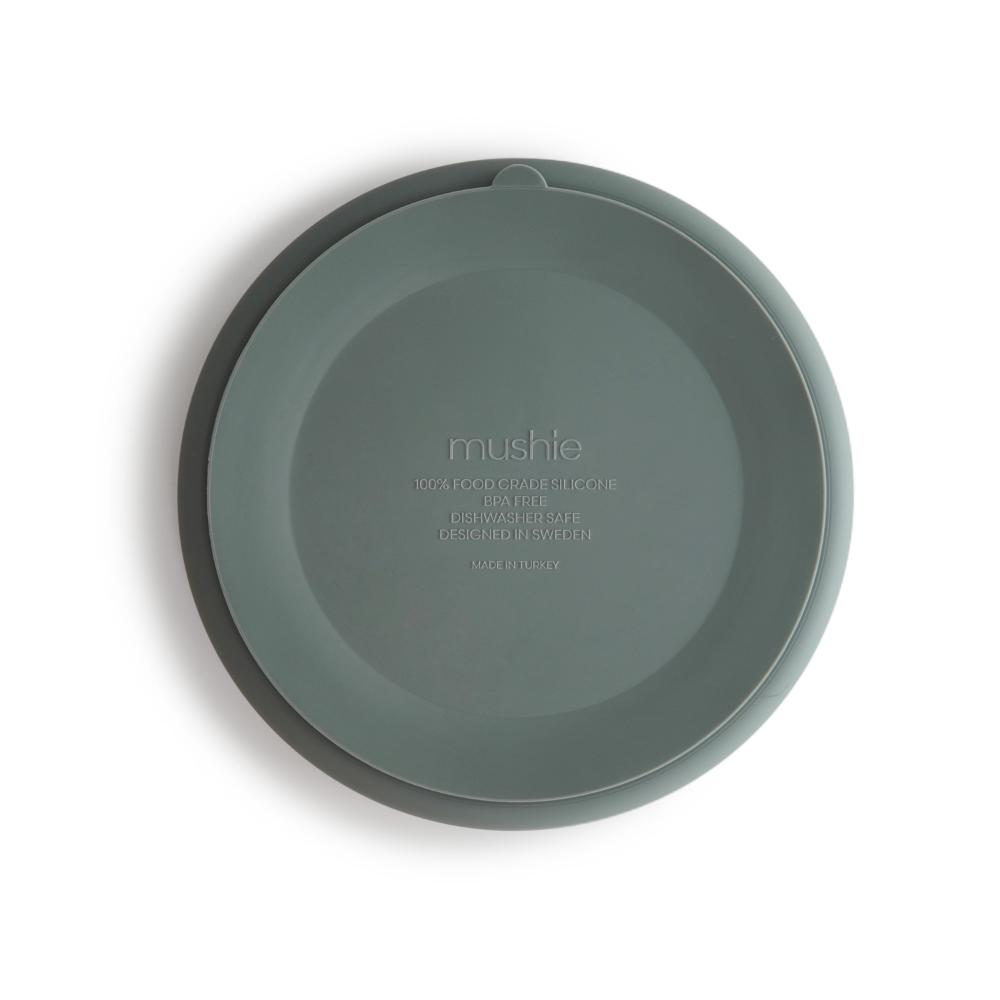 Mushie - Classic Silicone Suction Plate - Dried Thyme