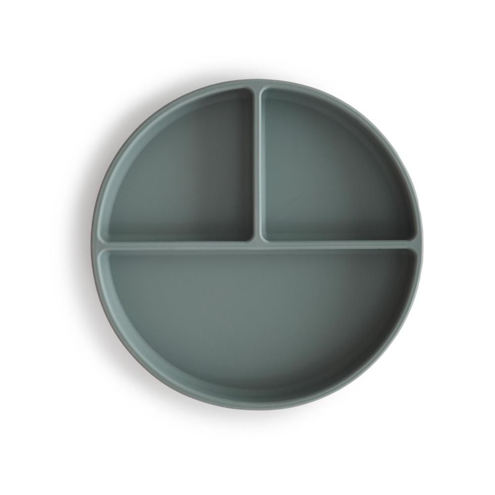 Mushie - Classic Silicone Suction Plate - Dried Thyme