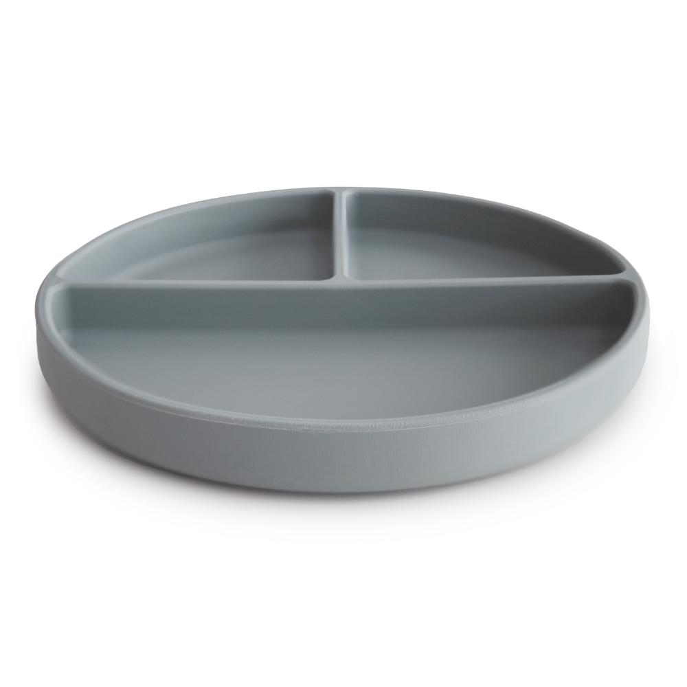 Mushie - Classic Silicone Suction Plate - Stone