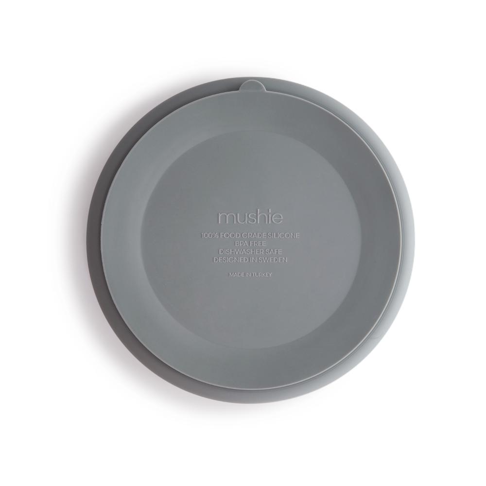 Mushie - Classic Silicone Suction Plate - Stone