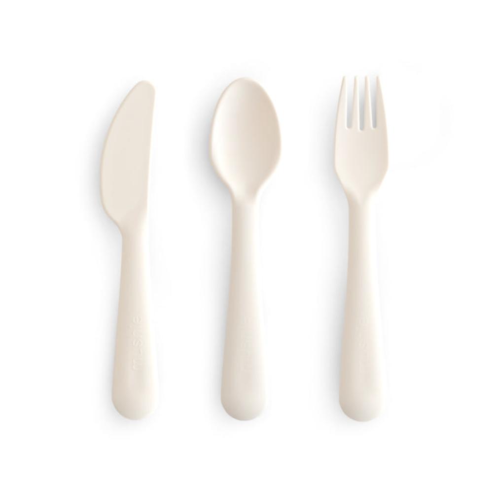 Mushie - Dinnerware Cutlery Set - Ivory