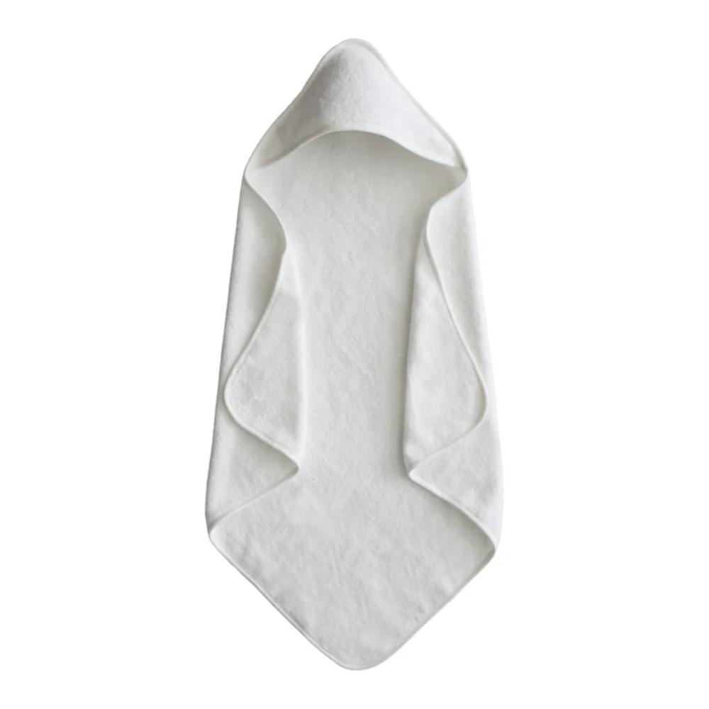 Mushie - Hooded Towel - Pearl