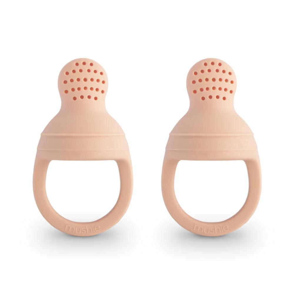 Mushie - Silicone Fresh Food Feeder - Blush