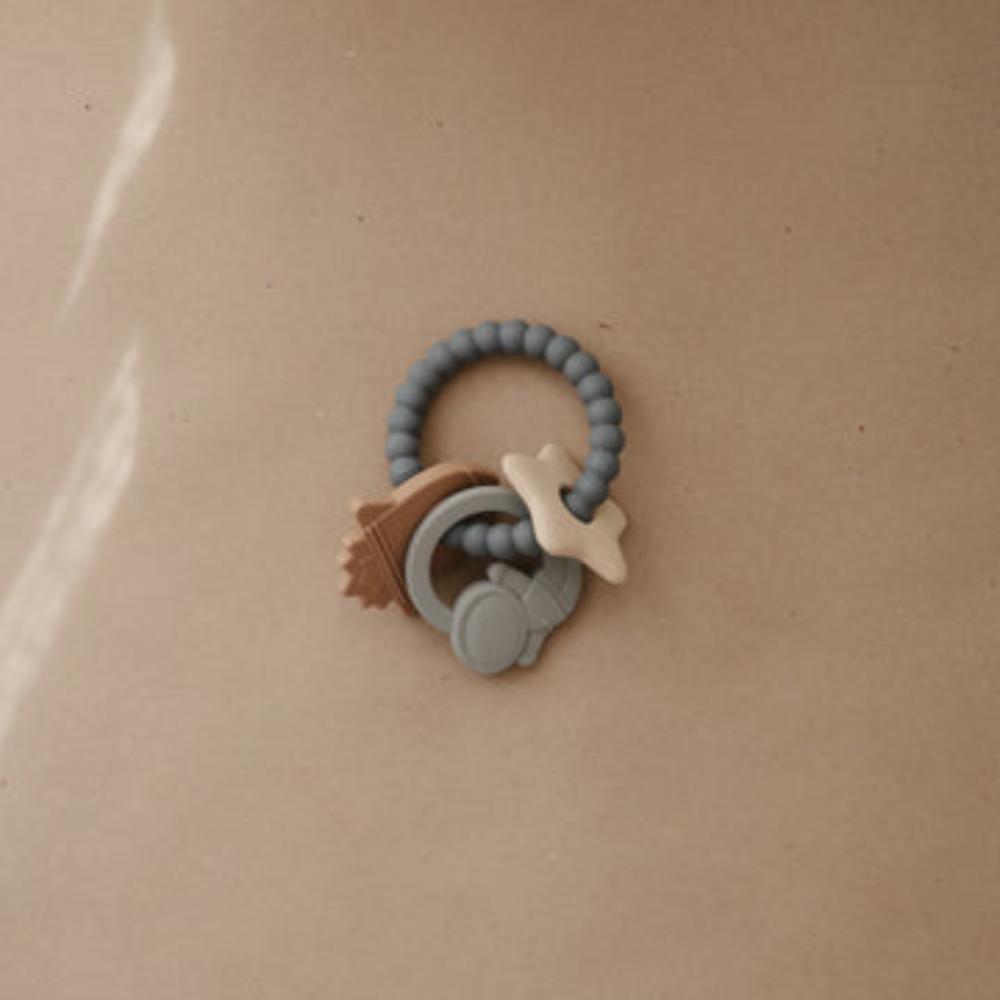 Mushie - Teething Ring - Space