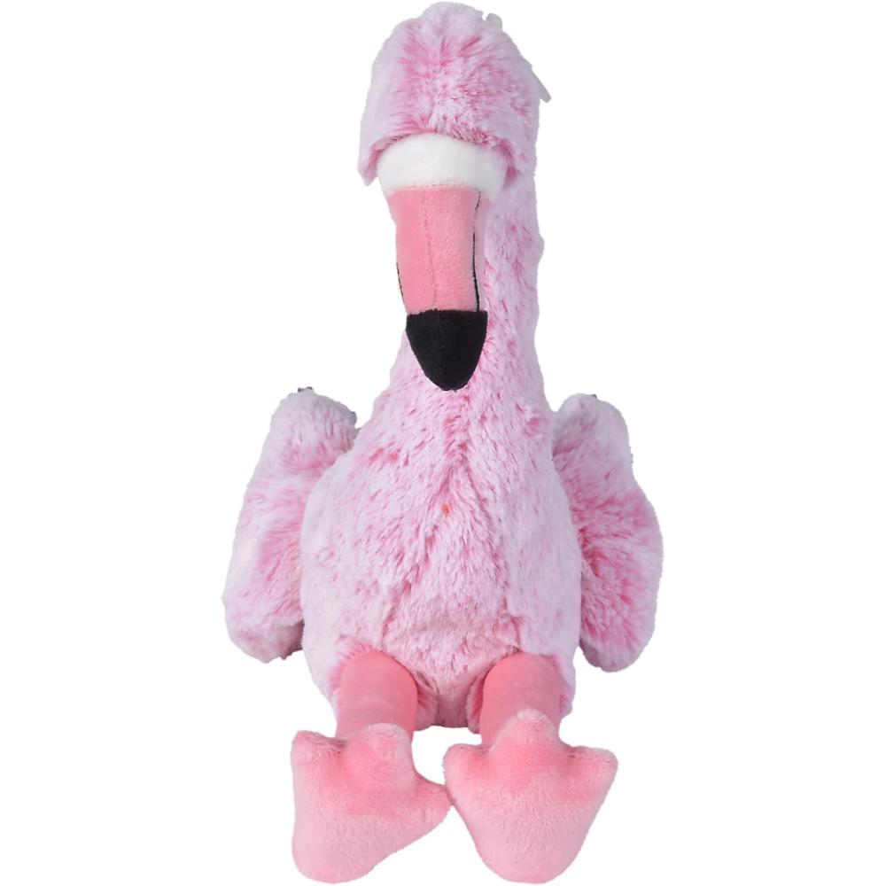 Nicotoy - Flamingo Cuddling With Beans Plush, 21 cm