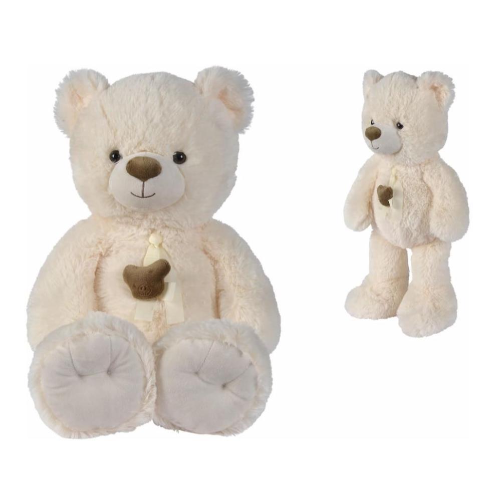 Nicotoy - Plush Bear Beige Ribbon Head Bear 85cm