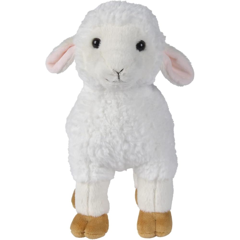 Nicotoy Sheep Plush Cuddly Toy, 30 cm Height, White