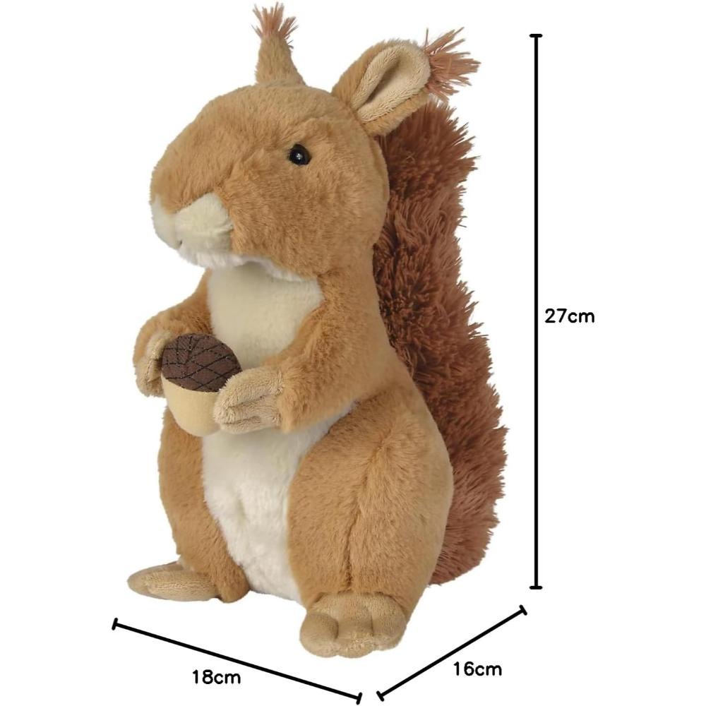 Nicotoy - Squirrel Plush toy 27cm - Ages 0+ Years