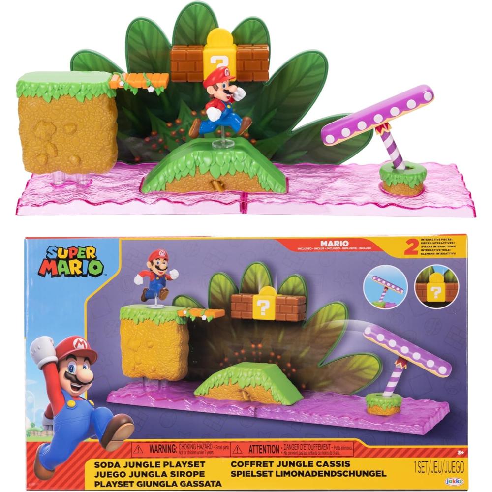 Nintendo - 2.5inch Soda Jungle Playset - Ages 3+ Years