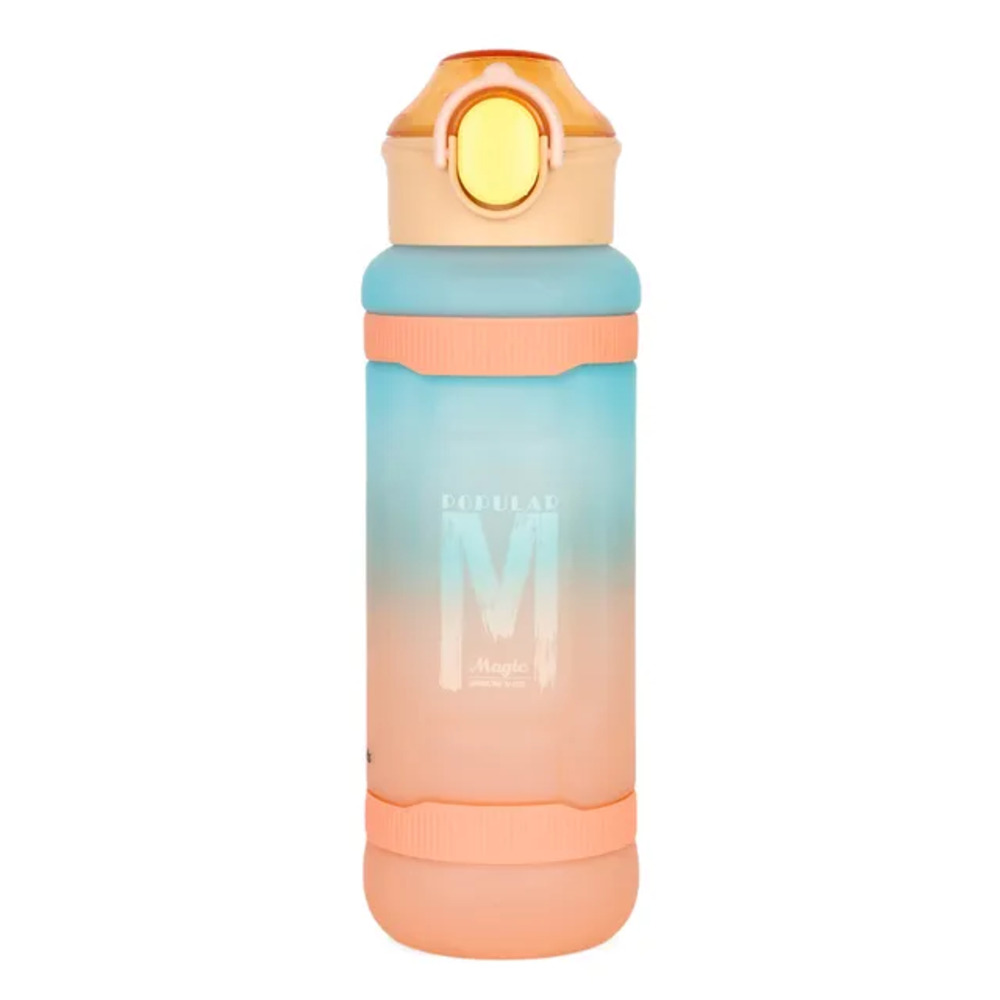 Nova Kids - Water Bottle 1000ml with Straw- Orange