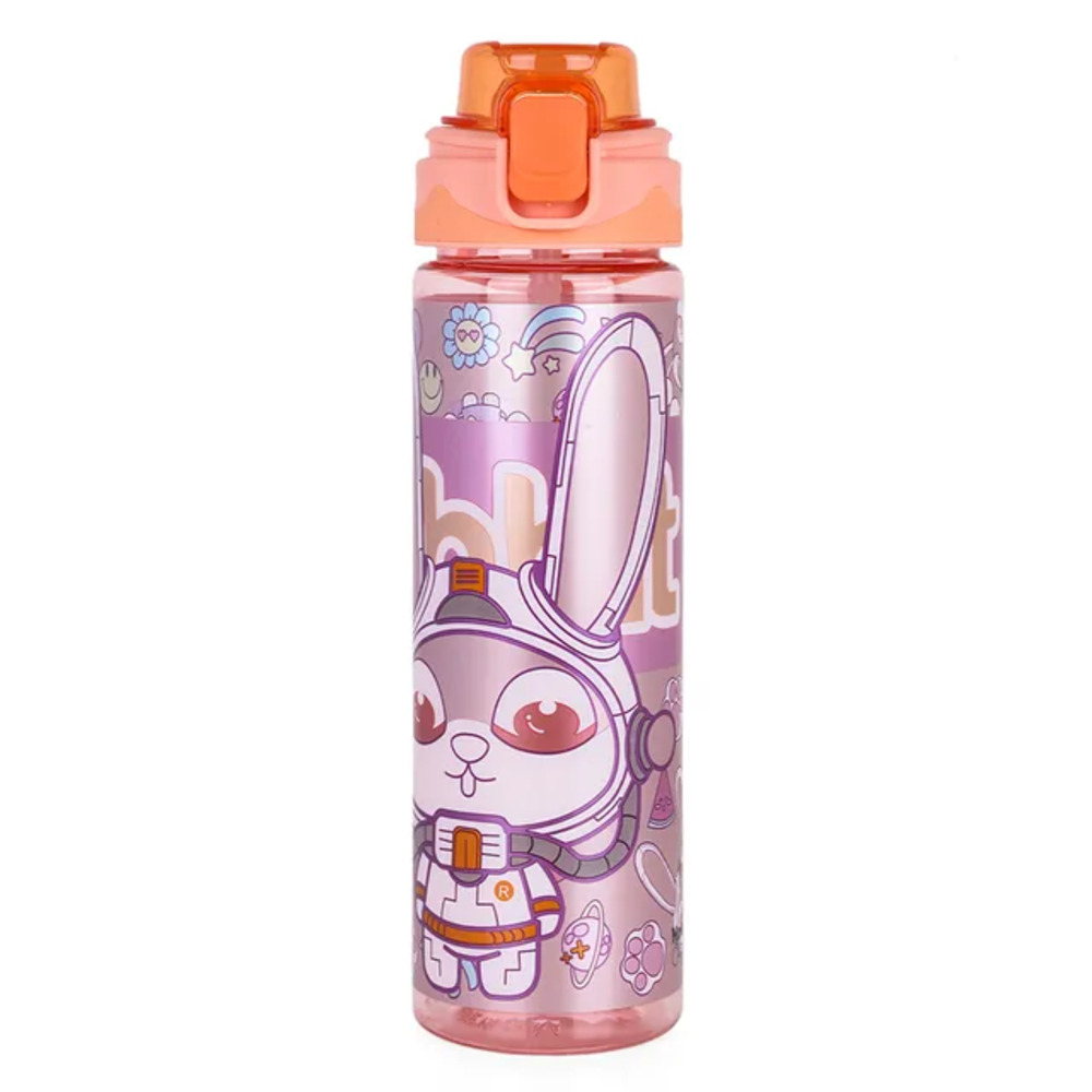 Nova Kids - Water Bottle 700ml with Straw- Orange