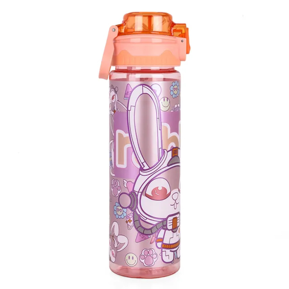 Nova Kids - Water Bottle 700ml with Straw- Orange