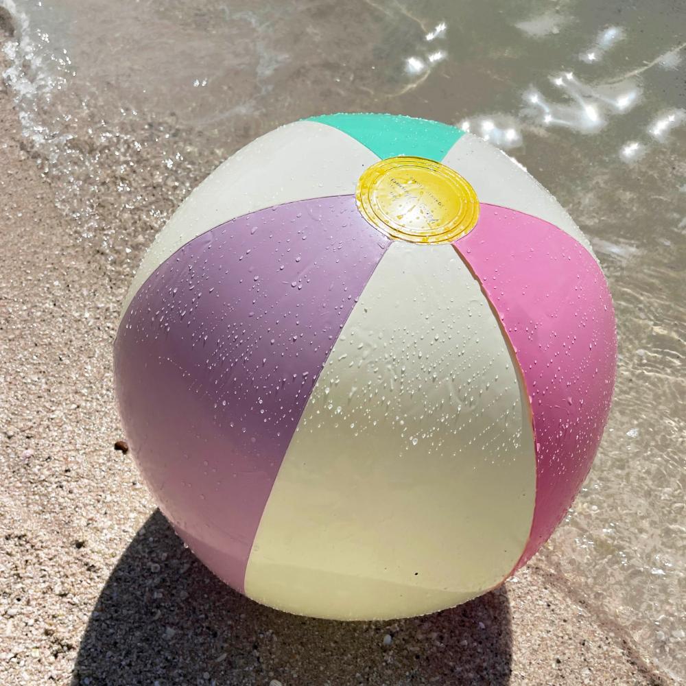 Petites Pommes - 45cm Otto Beach Ball - Menthe/violet/bubble
