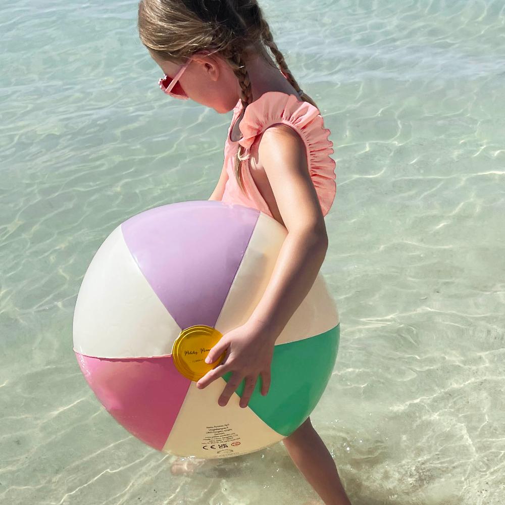 Petites Pommes - 45cm Otto Beach Ball - Menthe/violet/bubble
