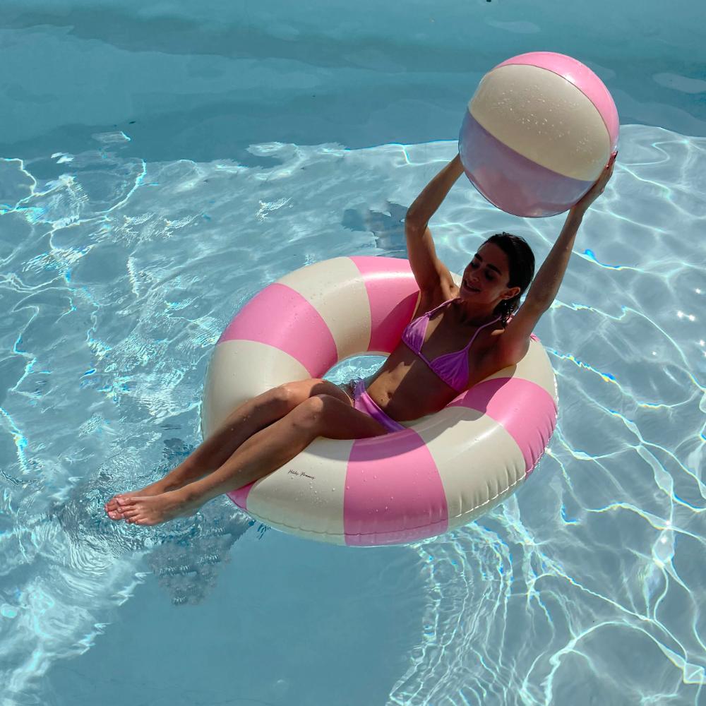 Petites Pommes - 45cm Otto Beach Ball - Menthe/violet/bubble