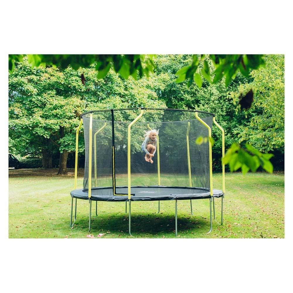 Plum - 10Ft Wave Springsafe Trampoline & Enclosure - Pvc Color Box - Ages 3+ Years