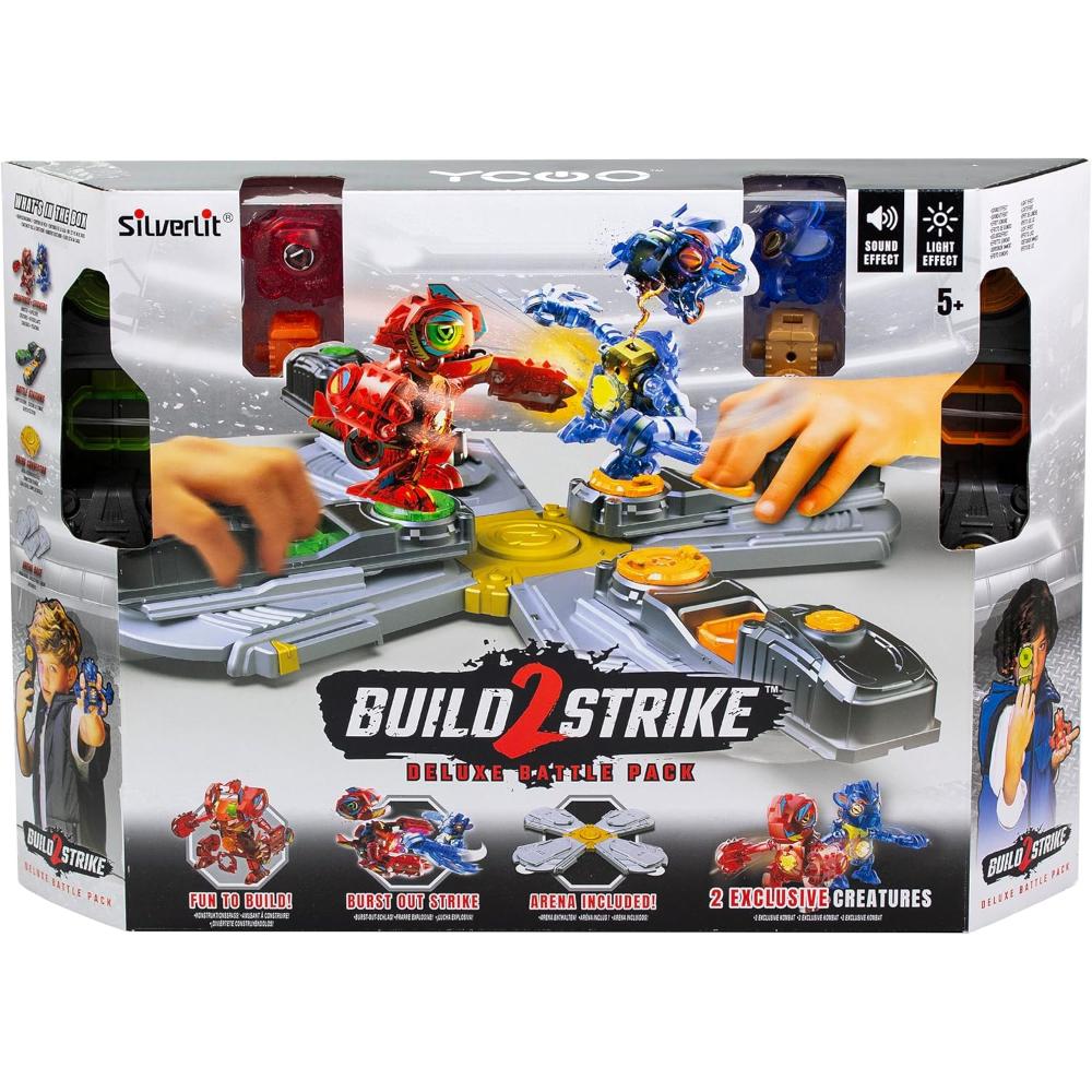 Silverlit - Build 2 Strike Deluxe Battle Pack - Ages 8+ Years