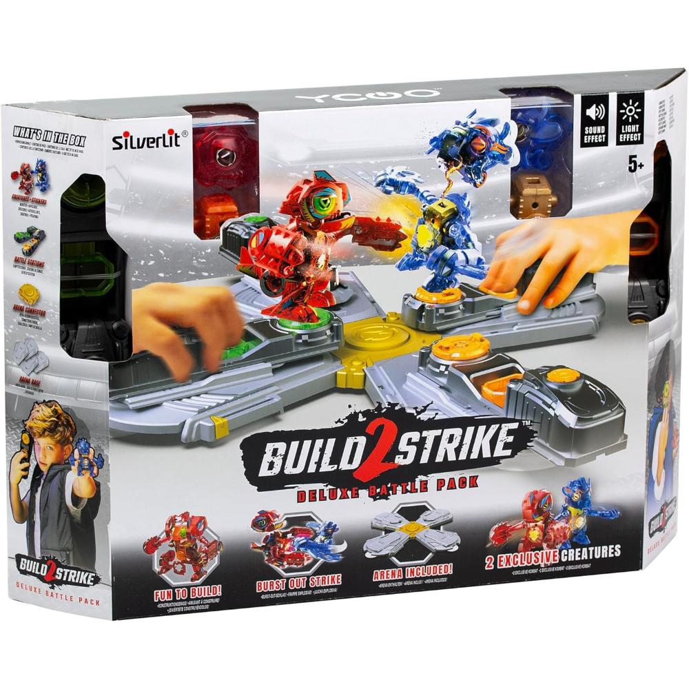 Silverlit - Build 2 Strike Deluxe Battle Pack - Ages 8+ Years