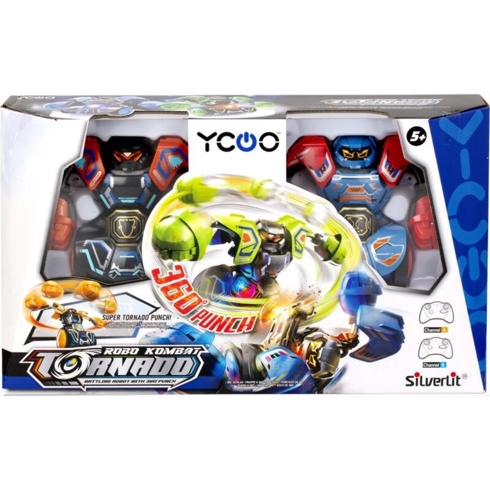 Silverlit - Robo Kombat Spin Battle Pack B Red and Blue - Ages 5+ Years