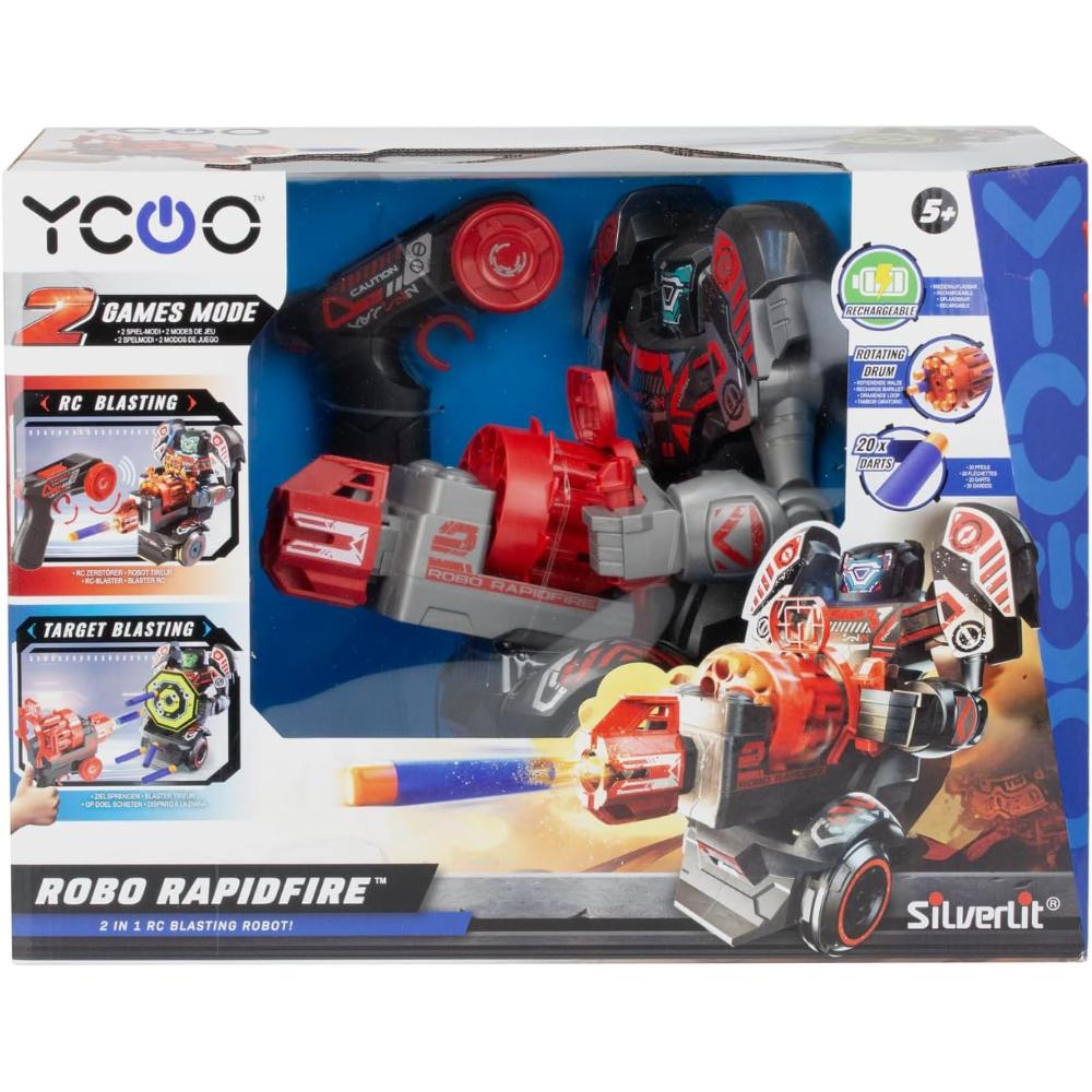 Silverlit - Robo Rapidfire Remote Control Robot - Ages 5+ Years