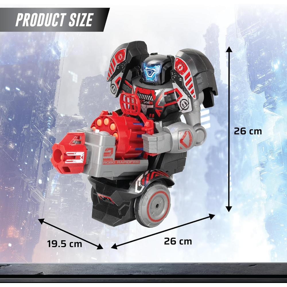 Silverlit - Robo Rapidfire Remote Control Robot - Ages 5+ Years