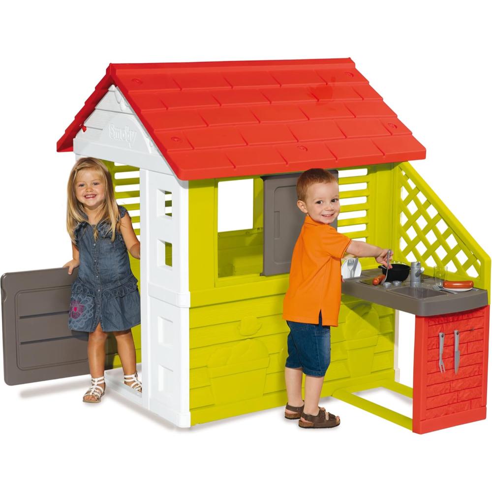 Smoby - Nature Playhouse & Kitchen for children - Ages 3+ Years