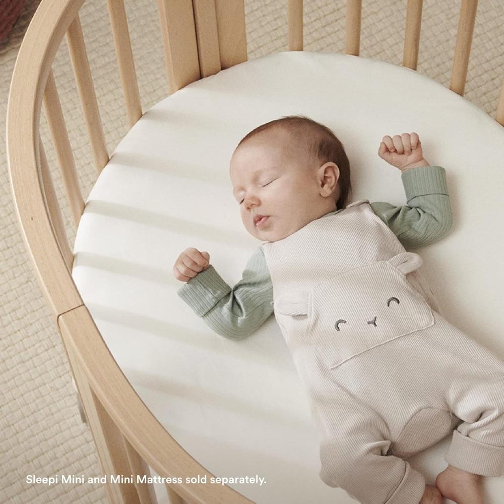 Stokke - Sleepi Mini Fitted Sheet - Dots Sage