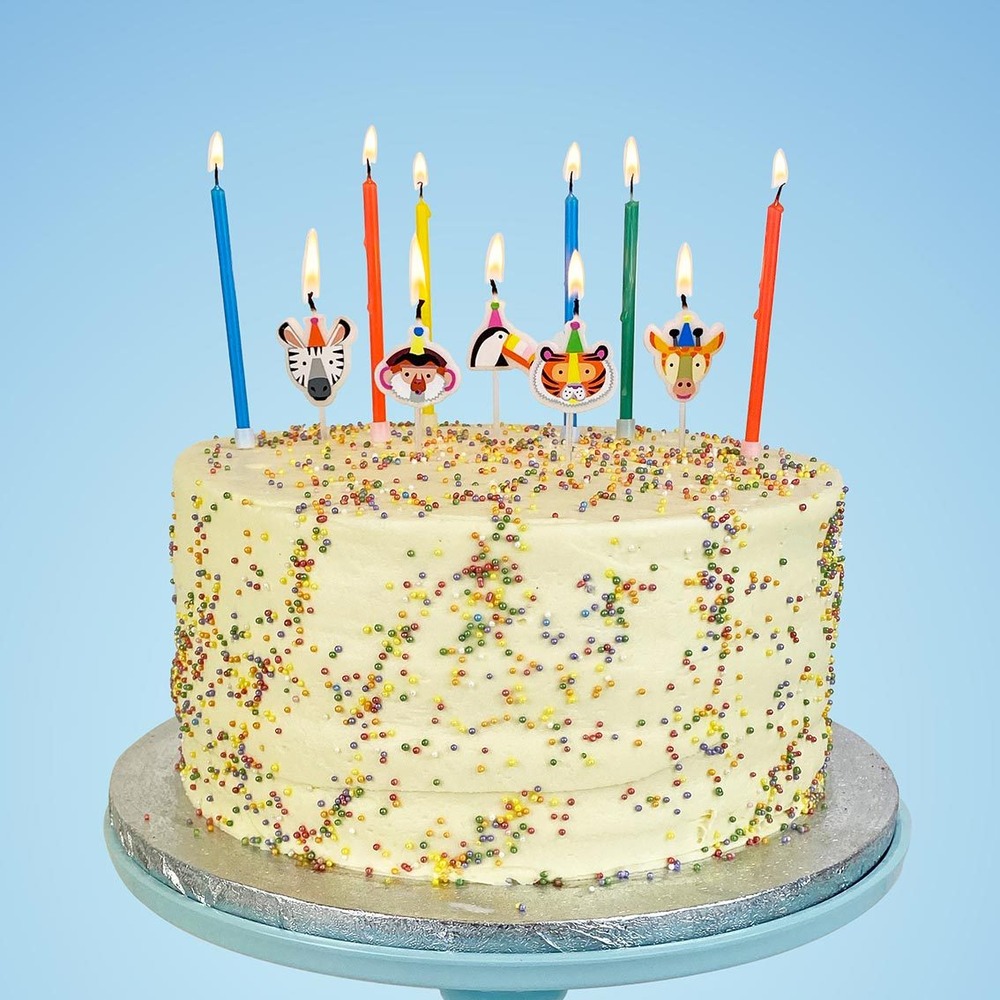 Talking Tables - Party Animals Shaped Candles - 5Pcs