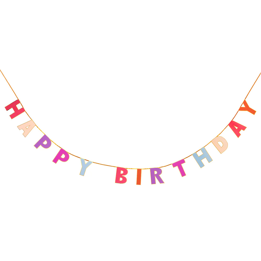 Talking Tables - Riotous Rose Happy Birthday Paper Galand - 3M
