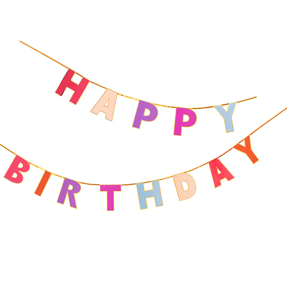 Talking Tables - Riotous Rose Happy Birthday Paper Galand - 3M