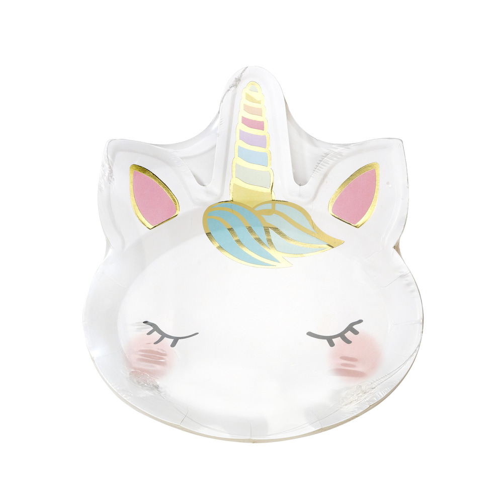 Talking Tables - We Heart Unicorns Plate - 8Pcs