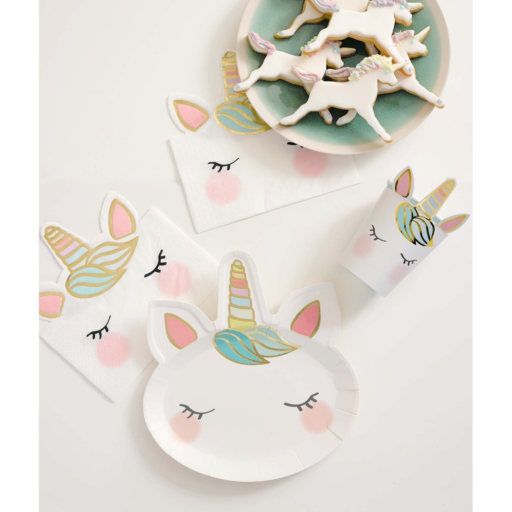 Talking Tables - We Heart Unicorns Plate - 8Pcs