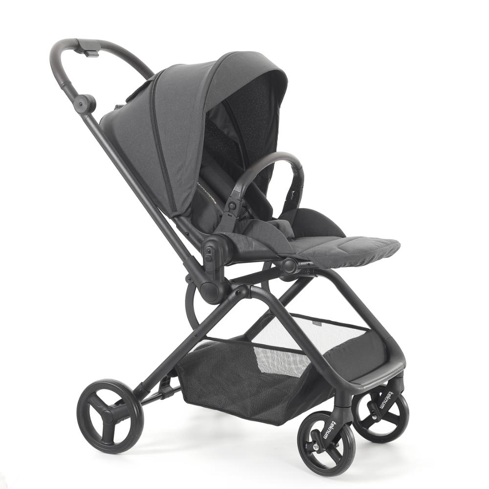 Teknum STROLL 1 Grey Travel System - Reversible Stroller & Compacto Baby Car Seat, Easy Fold, Multi-Recline, 0m+