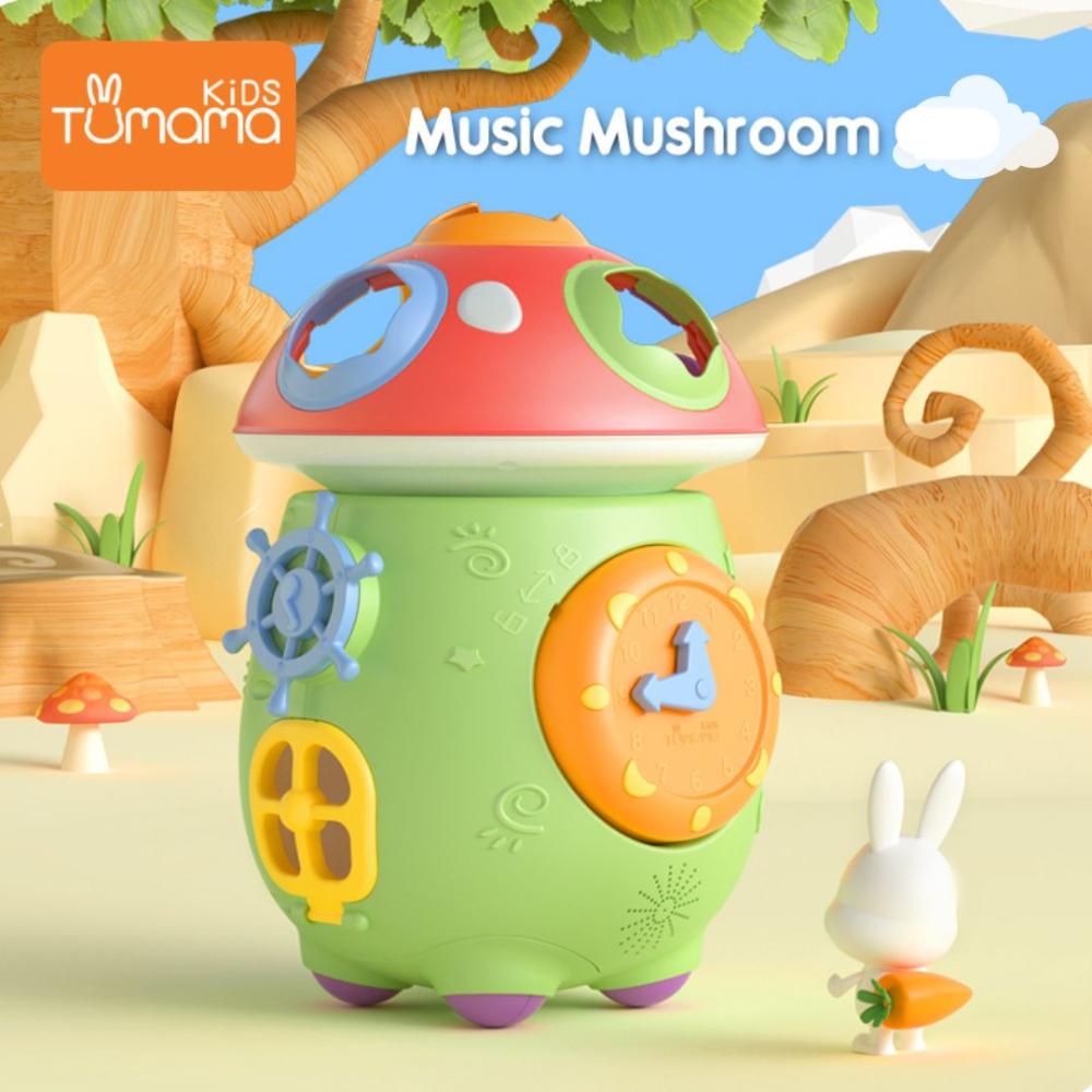 Tumama Kids - Musical Mushroom Shape Sorter