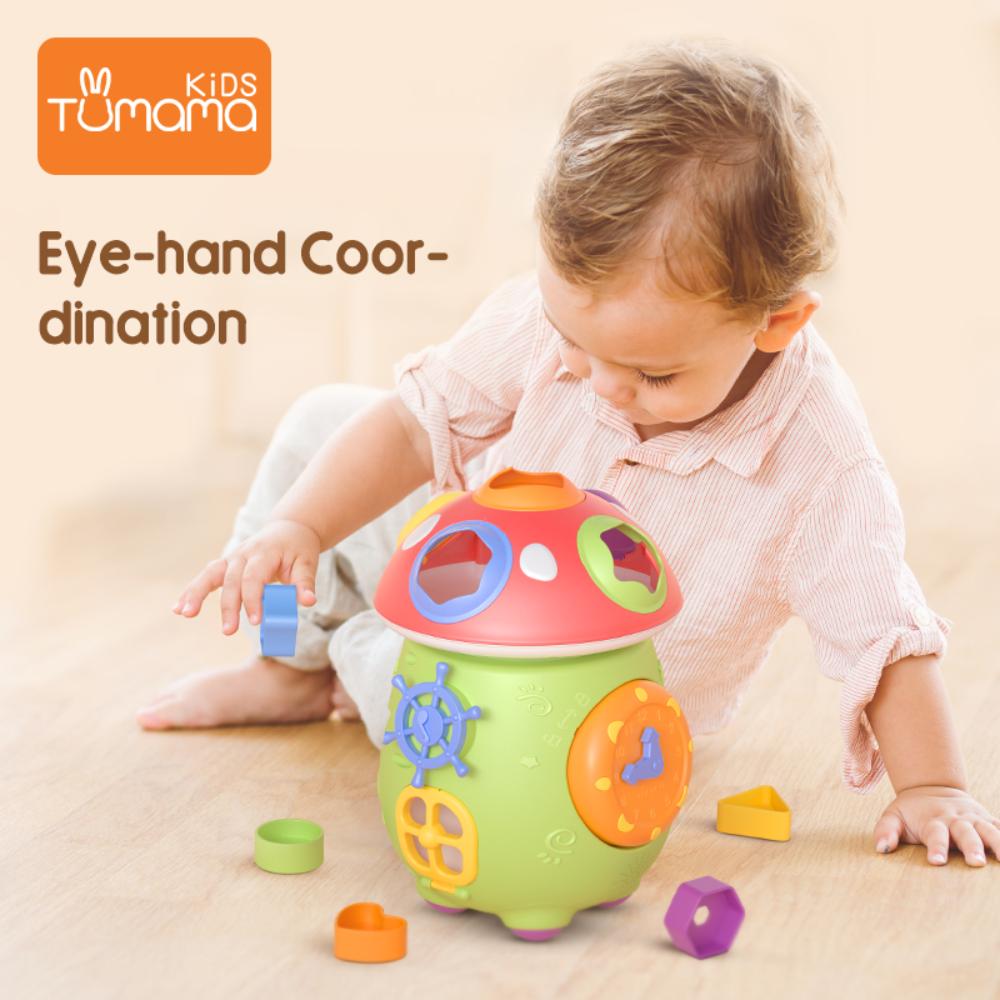 Tumama Kids - Musical Mushroom Shape Sorter