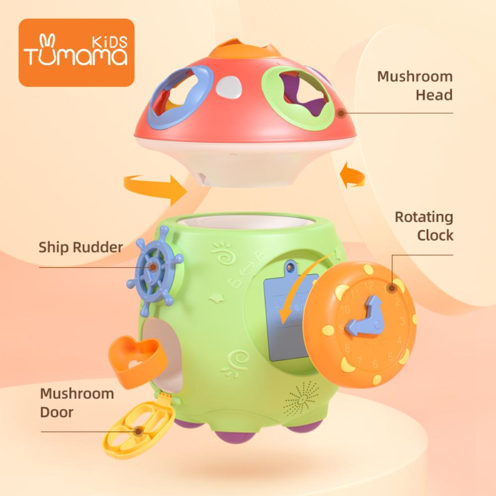 Tumama Kids - Musical Mushroom Shape Sorter