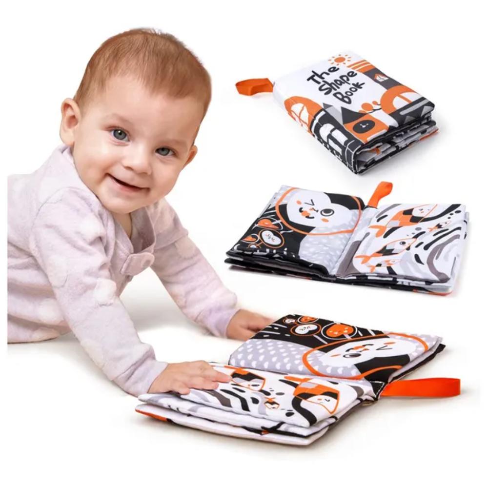 Tumama Kids - Shapes Cloth Book - Black & White