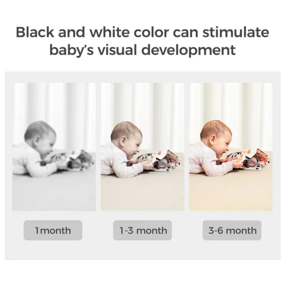Tumama Kids - Shapes Cloth Book - Black & White