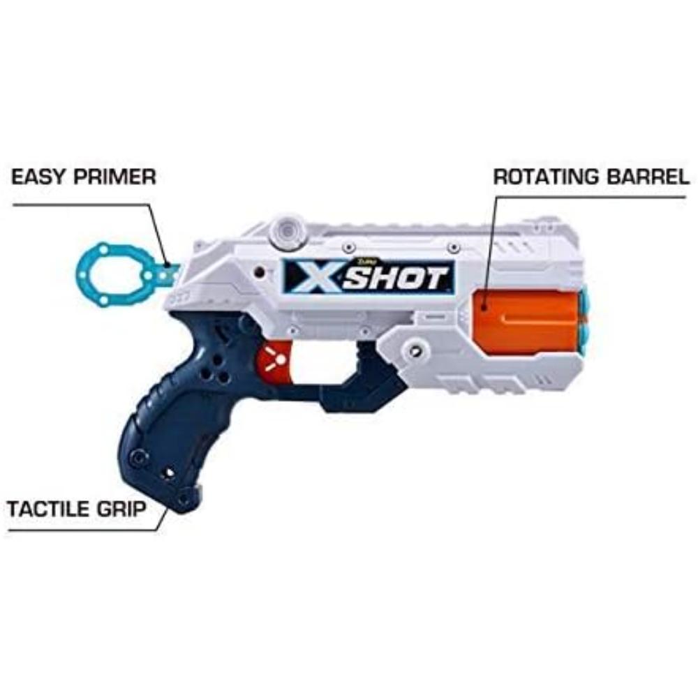 X-Shot Excel Double Reflex-6 Foam Dart Blaster - 16Darts