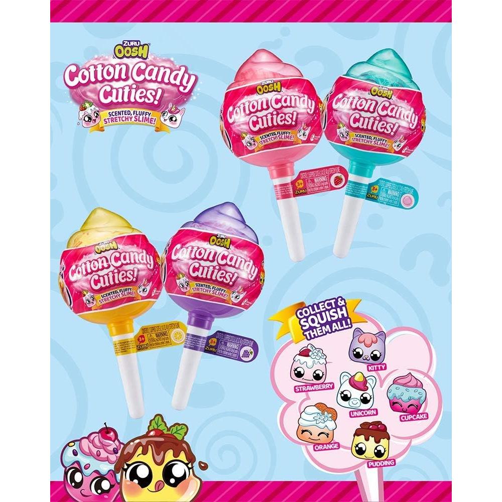 ZURU - Oosh Cotton Candy - Series 1 Cuties Medium Pop - Ages 6+ Years