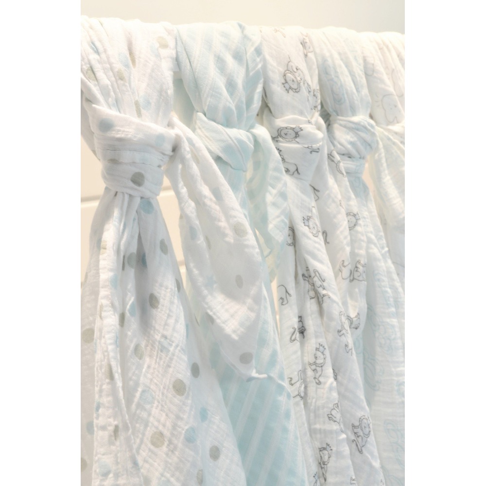 Factory Price - 2 Pcs Newborn Swaddle Muslin Gift Set