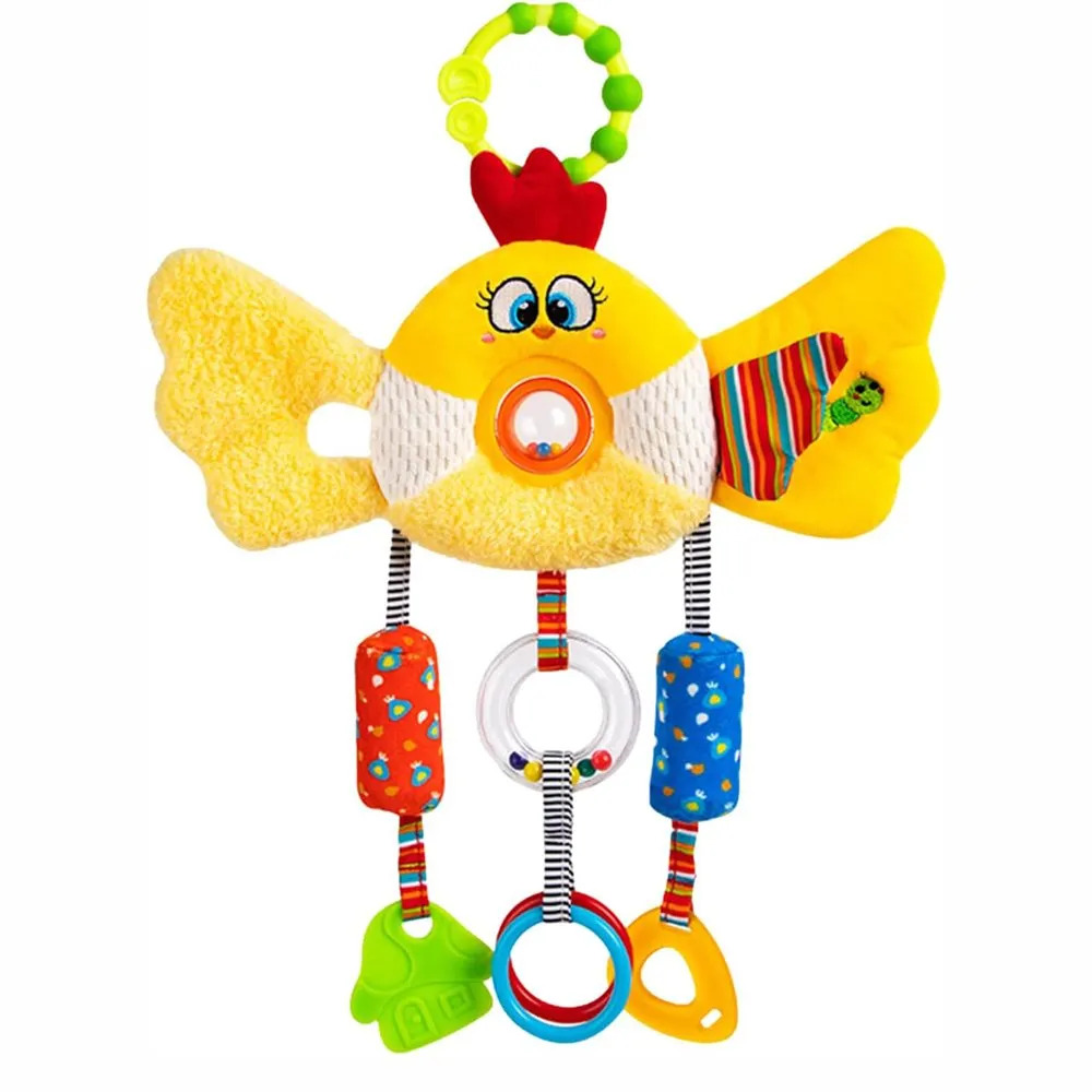 Factory Price - Activity Hanging Plush Toys With Rattle Sound - Little Chicken