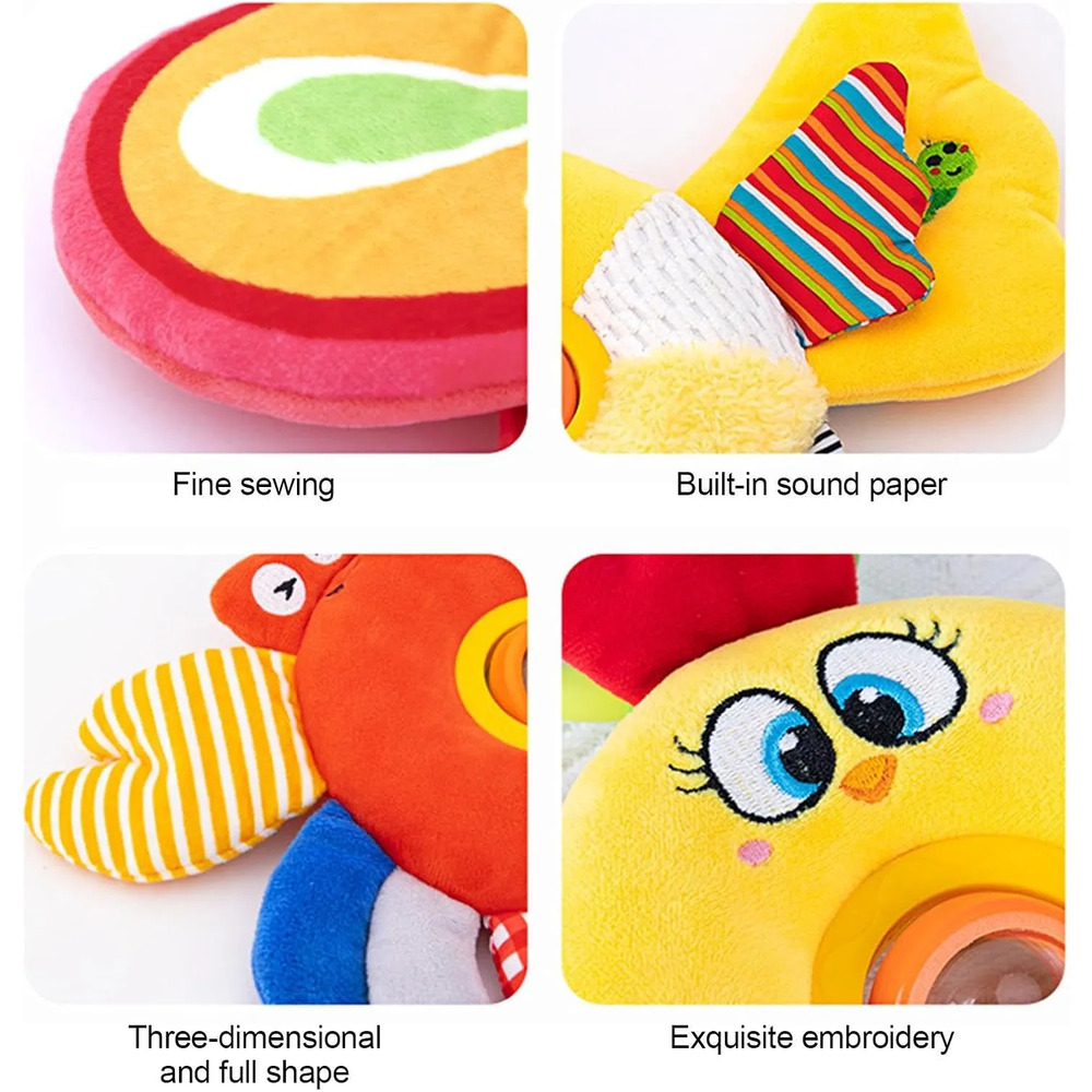 Factory Price - Activity Hanging Plush Toys With Rattle Sound - Little Chicken