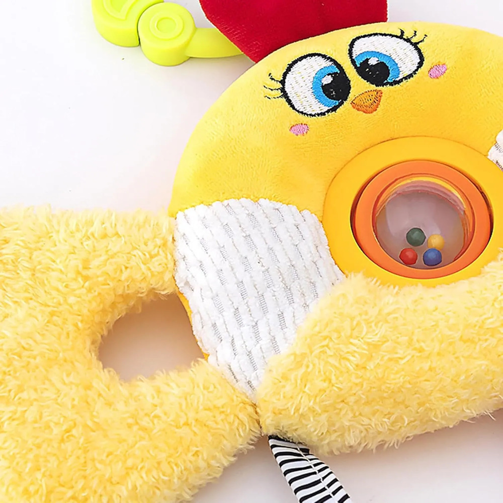 Factory Price - Activity Hanging Plush Toys With Rattle Sound - Little Chicken