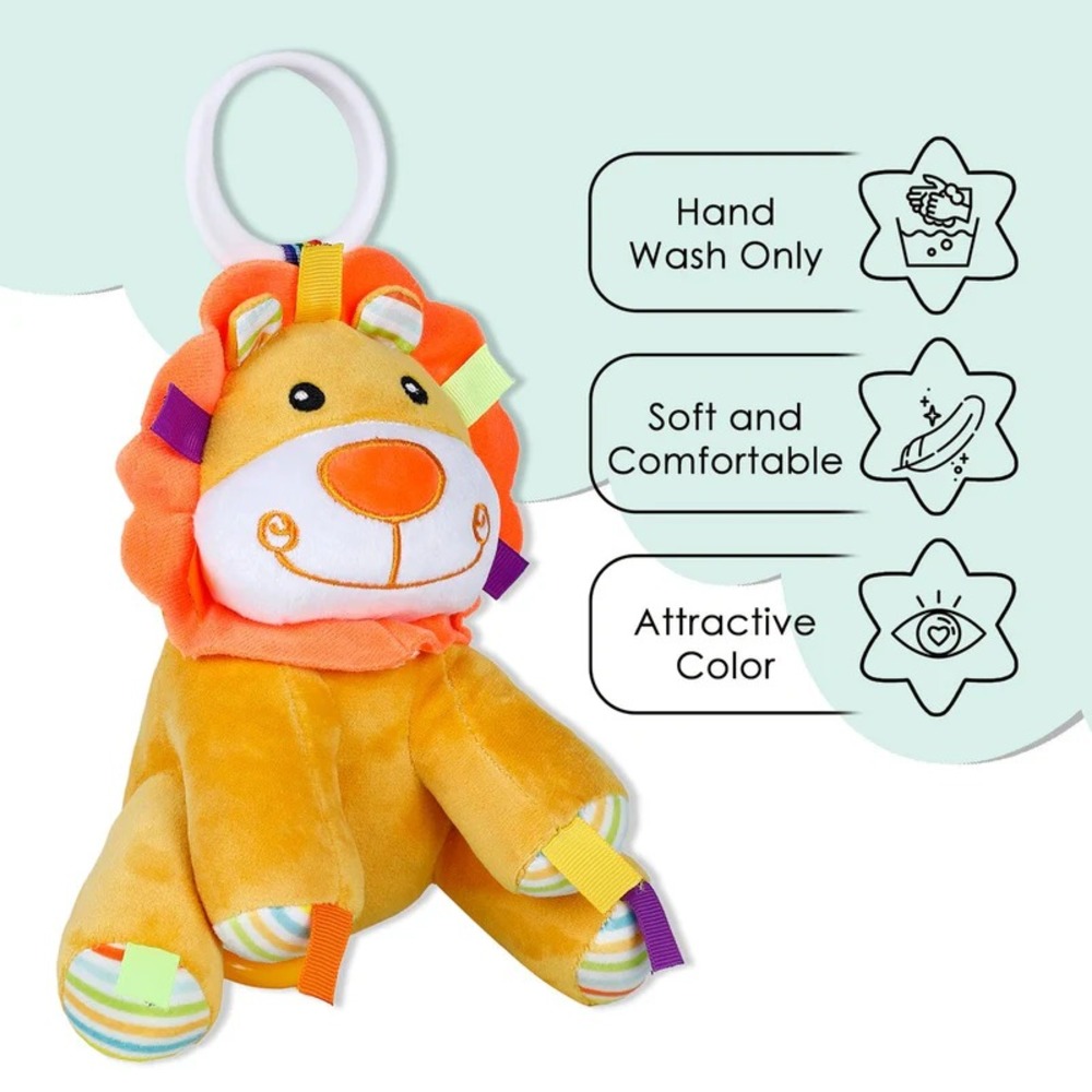 Factory Price - Carly Animal Stuffed Plush Toys With Music - Lion