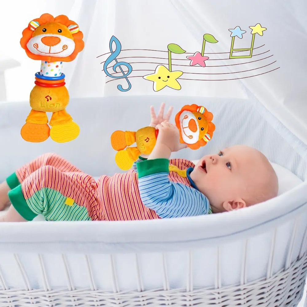 Factory Price - Hilmar Animal Stuffed Plush Toys with Music - Lion
